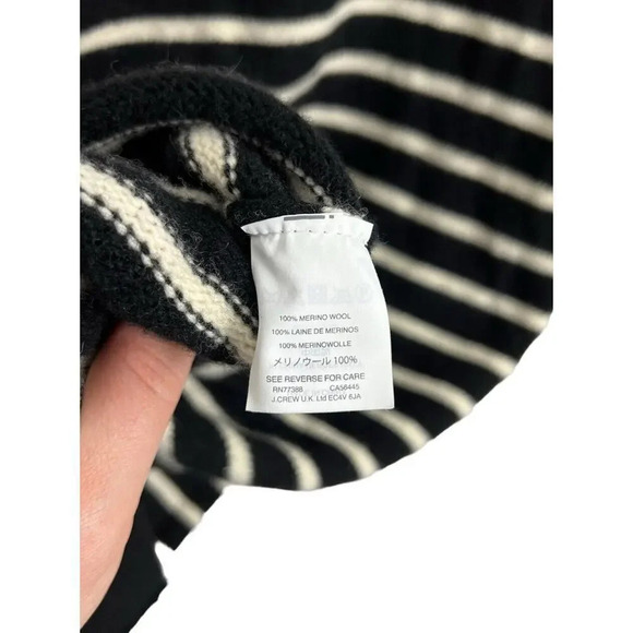 Madewell Button-Sleeve Sweater-Dress in Stripe Style H3615 Size XXS Women’s - Picture 8 of 10